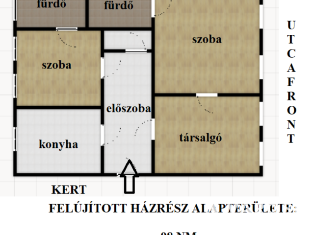 Részben felújított nemesi kúria, udvarház!