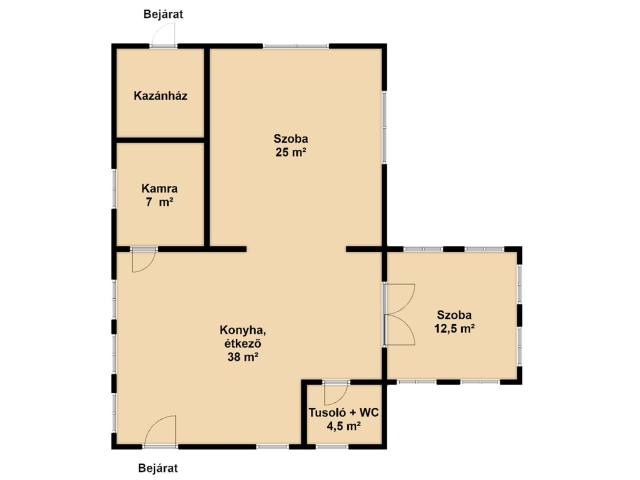 Két generációs gazdálkodásra alkalmas tanya