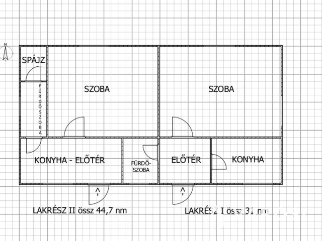 Szentesen Rákóczi utcán családi ház!