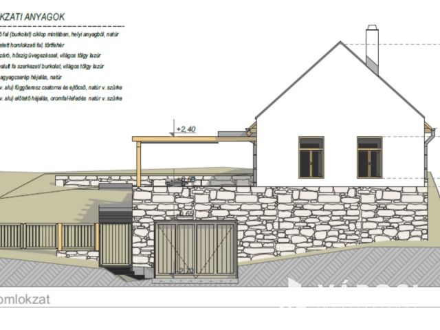 Telek engedélyes tervvel, közművekkel Taliándörögdön eladó