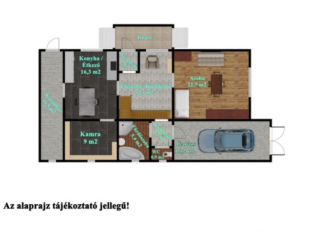 Stílusos, felújított családi ház Orosházán