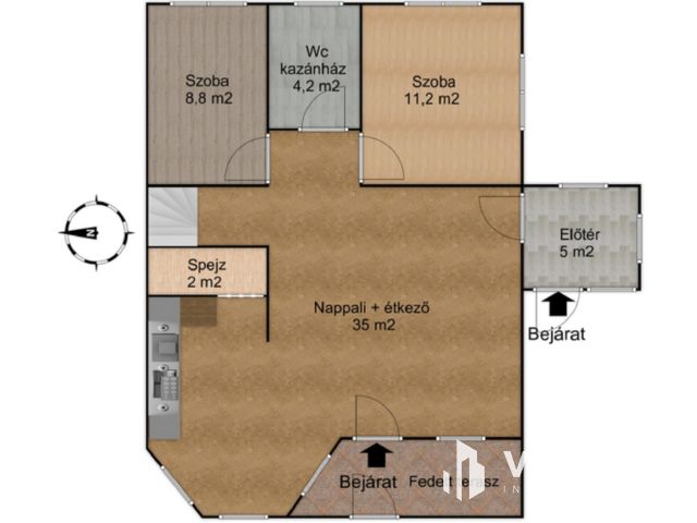 108 m2-es családi ház 1 hektáros területtel Becsehelyen!