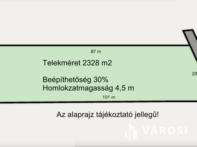 Építési telek Ruzsán, a Gerencséri erdő mélyén