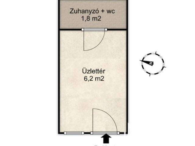 Kiadó üzlethelyiség a Zsókavár utcában!