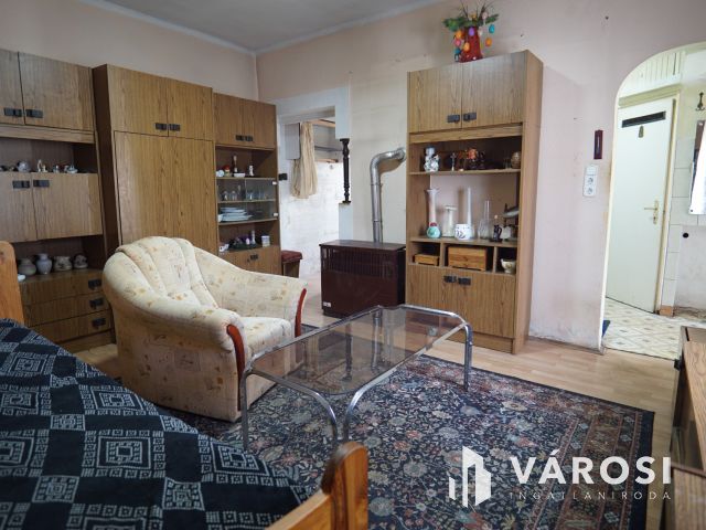 Teleki utcában, udvari lakás kis zöldterülettel