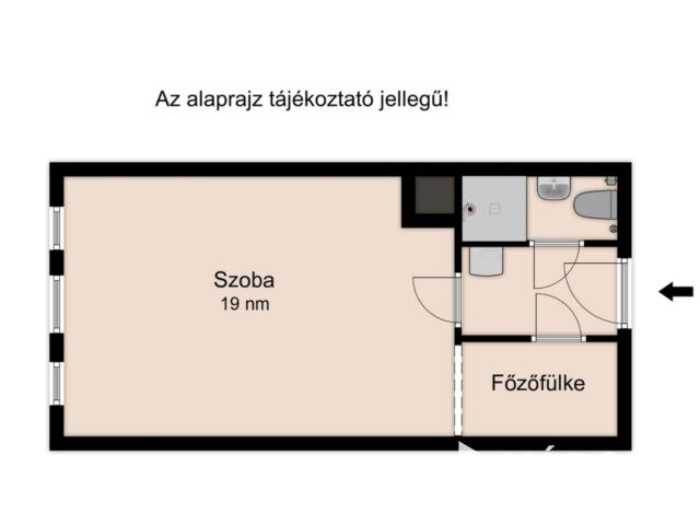 Kiadó garzon lakás Békéscsaba belvárosában