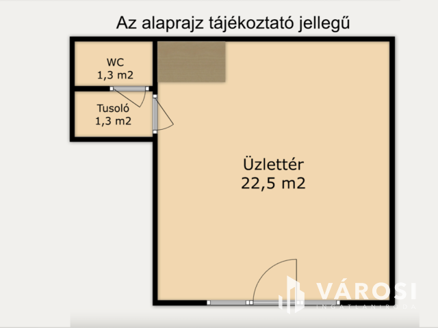 Alsóvárosban szuper kis iroda eladó